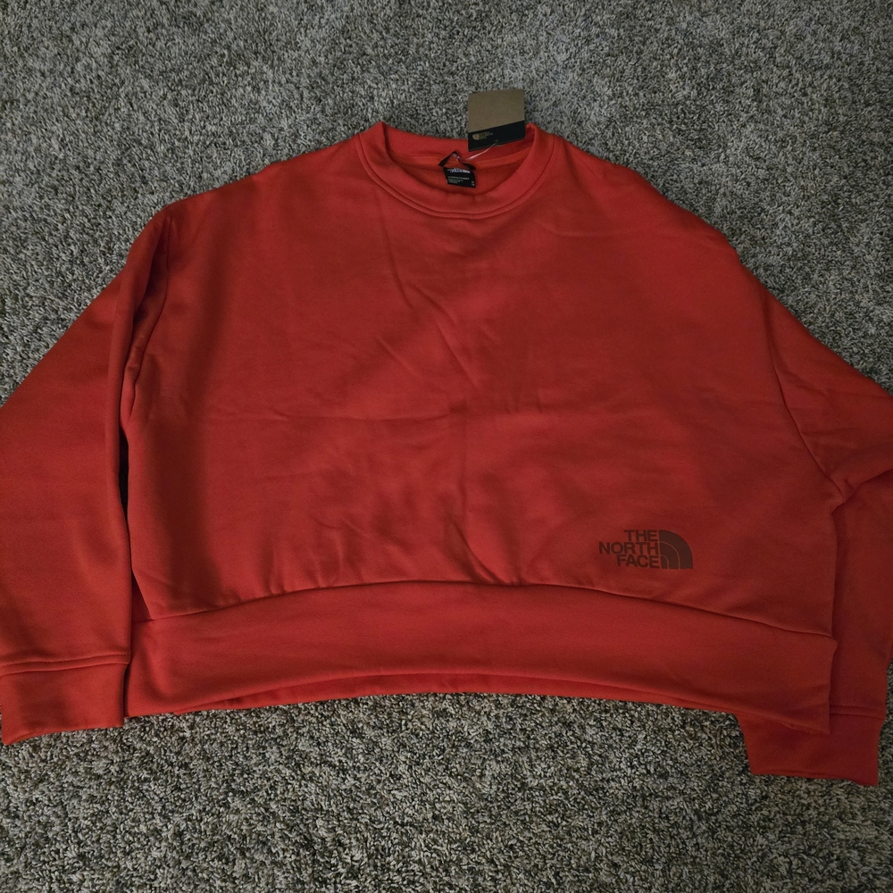 The North Face Men's Vibrant Red Crewneck Sweater